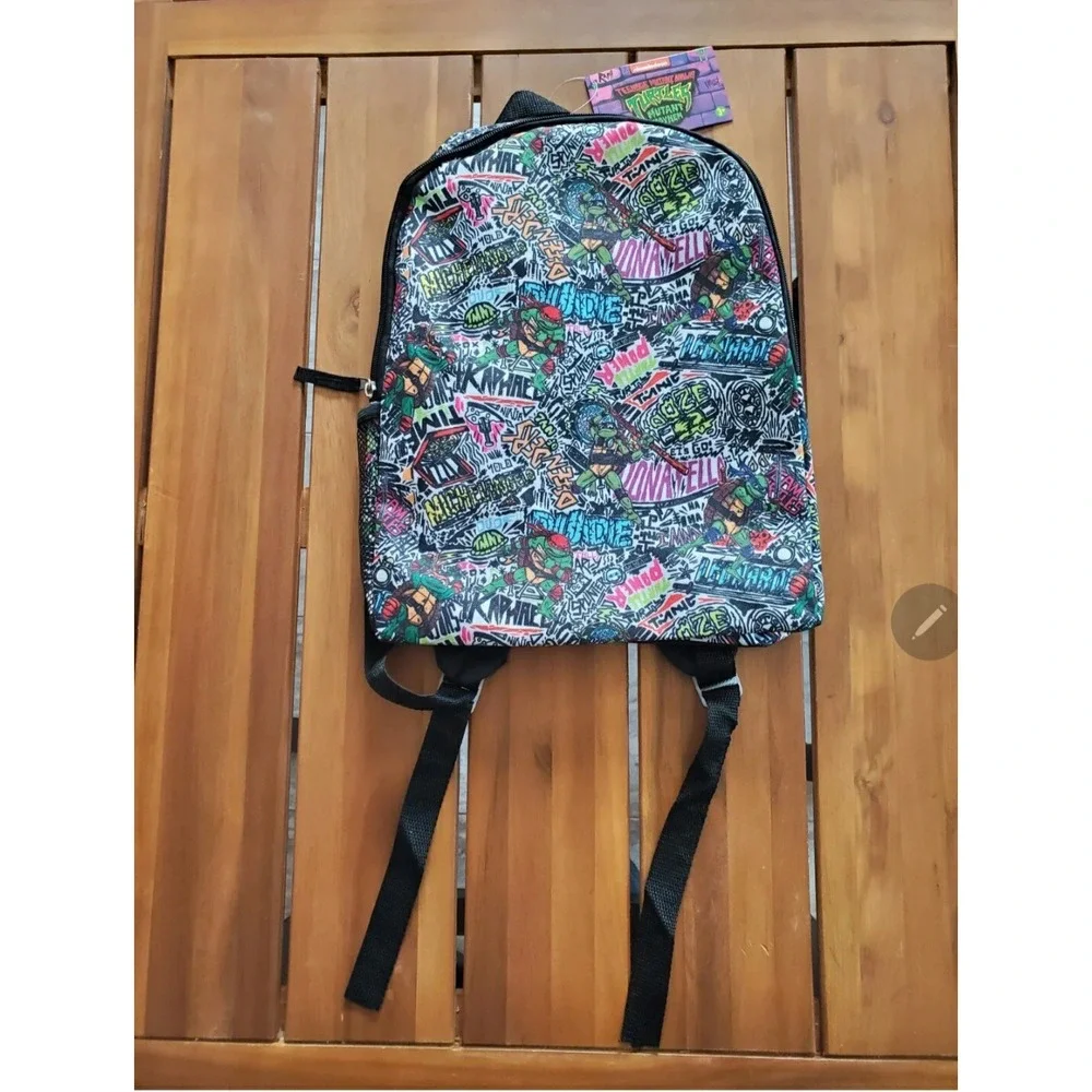 Bioworld Teenage Mutant Ninja Turtles Mutant Mayhem Backpack Paramount Nick